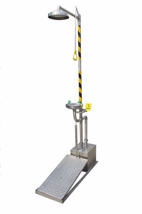 電廠(chǎng) 化工專(zhuān)用 腳踏式洗眼器BTF81